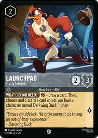 Launchpad - Trusty Sidekick - Winterspell - Disney Lorcana card