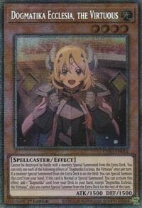 Dogmatika Ecclesia, the Virtuous (Starlight Rare) - THE CHRONICLES DECK: The Fallen & The Virtuous (All-Foil Edition) - YuGiOh card