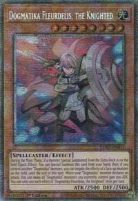 Dogmatika Fleurdelis, the Knighted (Starlight Rare) - THE CHRONICLES DECK: The Fallen & The Virtuous (All-Foil Edition) - YuGiOh card