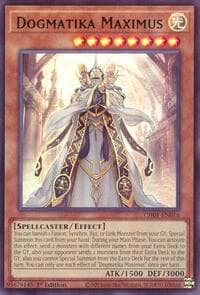 Dogmatika Maximus - THE CHRONICLES DECK: The Fallen & The Virtuous (All-Foil Edition) - YuGiOh card