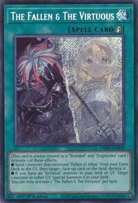The Fallen & The Virtuous (Secret Rare) - THE CHRONICLES DECK: The Fallen & The Virtuous (All-Foil Edition) - YuGiOh card
