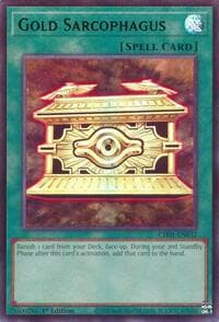Gold Sarcophagus - THE CHRONICLES DECK: The Fallen & The Virtuous (All-Foil Edition) - YuGiOh card