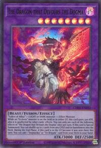 The Dragon that Devours the Dogma - THE CHRONICLES DECK: The Fallen & The Virtuous (All-Foil Edition) - YuGiOh card