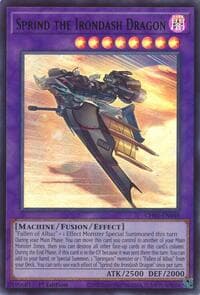 Sprind the Irondash Dragon - THE CHRONICLES DECK: The Fallen & The Virtuous (All-Foil Edition) - YuGiOh card