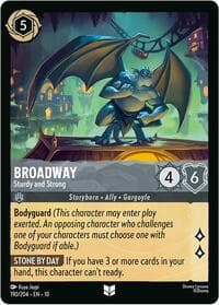 Broadway - Sturdy and Strong - Whispers in the Well - Disney Lorcana card