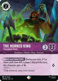 The Horned King - Triumphant Ghoul (Epic) - Whispers in the Well - Disney Lorcana card