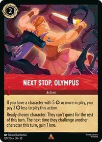 Next Stop, Olympus - Whispers in the Well - Disney Lorcana card