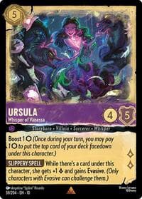 Ursula - Whisper of Vanessa - Whispers in the Well - Disney Lorcana card