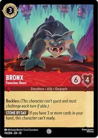Bronx - Ferocious Beast - Whispers in the Well - Disney Lorcana card