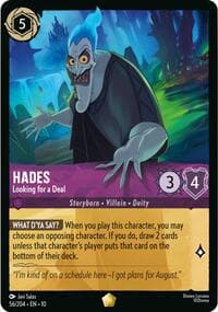 Hades - Looking for a Deal - Whispers in the Well - Disney Lorcana card