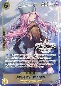 Jewelry Bonney (CS 25-26 Regionals Textured Chase Promo) - One Piece Promotion Cards - One Piece Card Game card