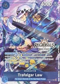 Trafalgar Law (CS 25-26 Regionals Textured Chase Promo) - One Piece Promotion Cards - One Piece Card Game card