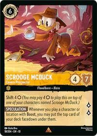 Scrooge McDuck - Cavern Prospector - Whispers in the Well - Disney Lorcana card