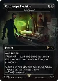 Cordyceps Excision - Cabal Ritual - Secret Lair Drop Series - Magic: The Gathering card