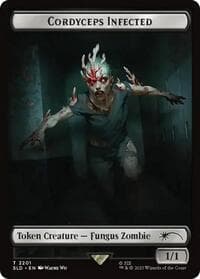 Cordyceps Infected Token (2201) - Secret Lair Drop Series - Magic: The Gathering card