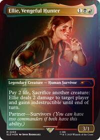 Ellie, Vengeful Hunter (Rainbow Foil) - Secret Lair Drop Series - Magic: The Gathering card