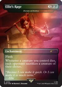 Ellie's Rage - Dictate of Erebos (Rainbow Foil) - Secret Lair Drop Series - Magic: The Gathering card