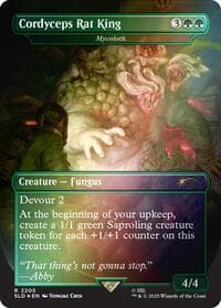 Cordyceps Rat King - Mycoloth (Rainbow Foil) - Secret Lair Drop Series - Magic: The Gathering card