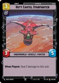 Hutt Cartel Starfighter - Secrets of Power - Star Wars: Unlimited card