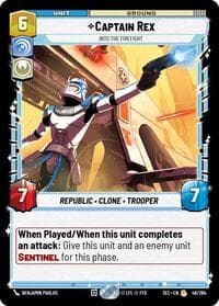 Captain Rex - Into the Firefight - Secrets of Power - Star Wars: Unlimited card