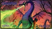Disney Lorcana: Maleficent - Monstrous Dragon Playmat (Champion) - Ravensburger Playmats - Playmats card