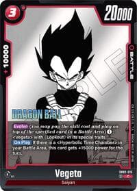 Vegeta - SB02-015 - Manga Booster 02 - Dragon Ball Super: Fusion World card