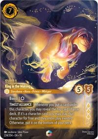 Simba - King in the Making (Enchanted) - Whispers in the Well - Disney Lorcana card