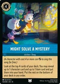 Might Solve a Mystery - Whispers in the Well - Disney Lorcana card