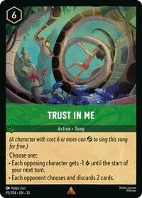 Trust In Me - Whispers in the Well - Disney Lorcana card
