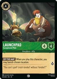 Launchpad - Exceptional Pilot - Whispers in the Well - Disney Lorcana card