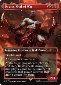 Kratos, God of War - Secret Lair Drop Series - Magic: The Gathering card