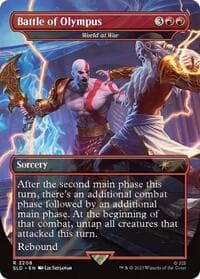 Battle of Olympus - World at War - Secret Lair Drop Series - Magic: The Gathering card