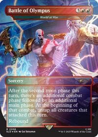 Battle of Olympus - World at War (Rainbow Foil) - Secret Lair Drop Series - Magic: The Gathering card