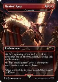 Kratos' Rage - Pyrohemia - Secret Lair Drop Series - Magic: The Gathering card
