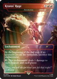 Kratos' Rage - Pyrohemia (Rainbow Foil) - Secret Lair Drop Series - Magic: The Gathering card