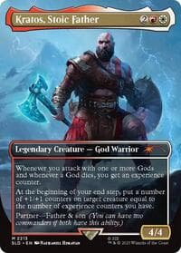 Kratos, Stoic Father - Secret Lair Drop Series - Magic: The Gathering card