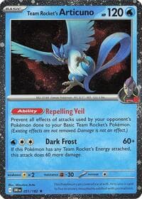 Team Rocket's Articuno - 051/182 (Cosmos Holo) - Miscellaneous Cards & Products - Pokemon card