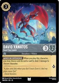 David Xanatos - Steel Clan Leader - Whispers in the Well - Disney Lorcana card
