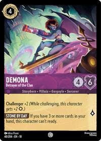 Demona - Betrayer of the Clan - Whispers in the Well - Disney Lorcana card