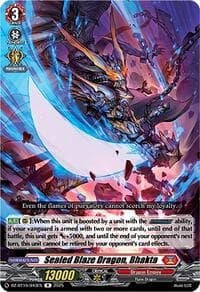Sealed Blaze Dragon, Bhakta - DZ-BT10: Dragonsoul Resonance - Cardfight Vanguard card