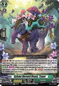 Sylvan Horned Beast, Tepar - DZ-BT10: Dragonsoul Resonance - Cardfight Vanguard card