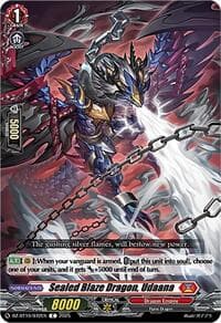Sealed Blaze Dragon, Udaana - DZ-BT10: Dragonsoul Resonance - Cardfight Vanguard card