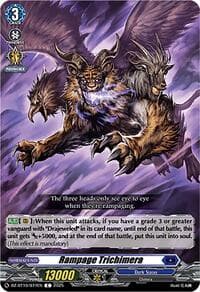Rampage Trichimera - DZ-BT10: Dragonsoul Resonance - Cardfight Vanguard card