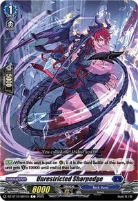 Unrestricted Sharpedge - DZ-BT10: Dragonsoul Resonance - Cardfight Vanguard card