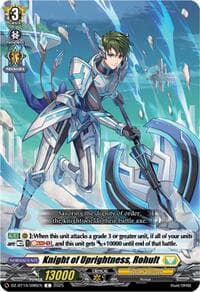 Knight of Uprightness, Rohult - DZ-BT10: Dragonsoul Resonance - Cardfight Vanguard card