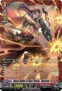 Sharp Bullet of Dust Storm, Thruston (FR) - DZ-BT10: Dragonsoul Resonance - Cardfight Vanguard card