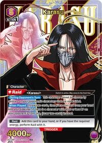 Karasu (008) (R*) - UE13BT: Yu Yu Hakusho: Ghost Files - Union Arena card