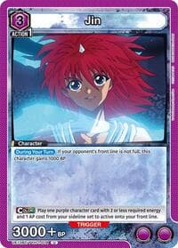 Jin (014) - UE13BT: Yu Yu Hakusho: Ghost Files - Union Arena card
