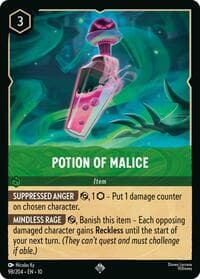 Potion of Malice - Whispers in the Well - Disney Lorcana card