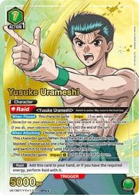 Yusuke Urameshi (038) (SR**) - UE13BT: Yu Yu Hakusho: Ghost Files - Union Arena card